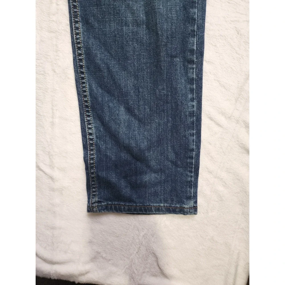 Lee Jeans Men 34x30 Blue Premium Select Classic Fit Straight Leg